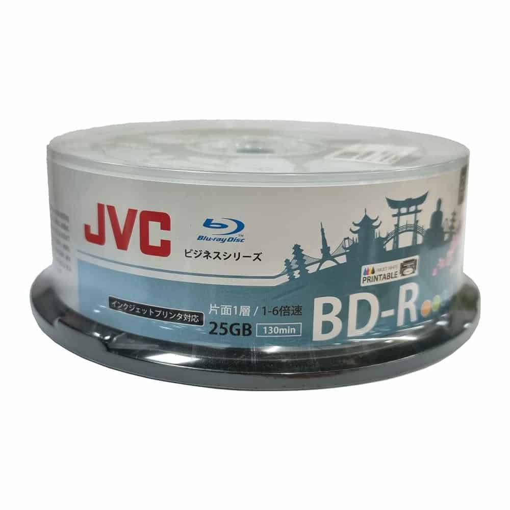 JVC BD-R Printable Blu Ray 25-Pack Spindle